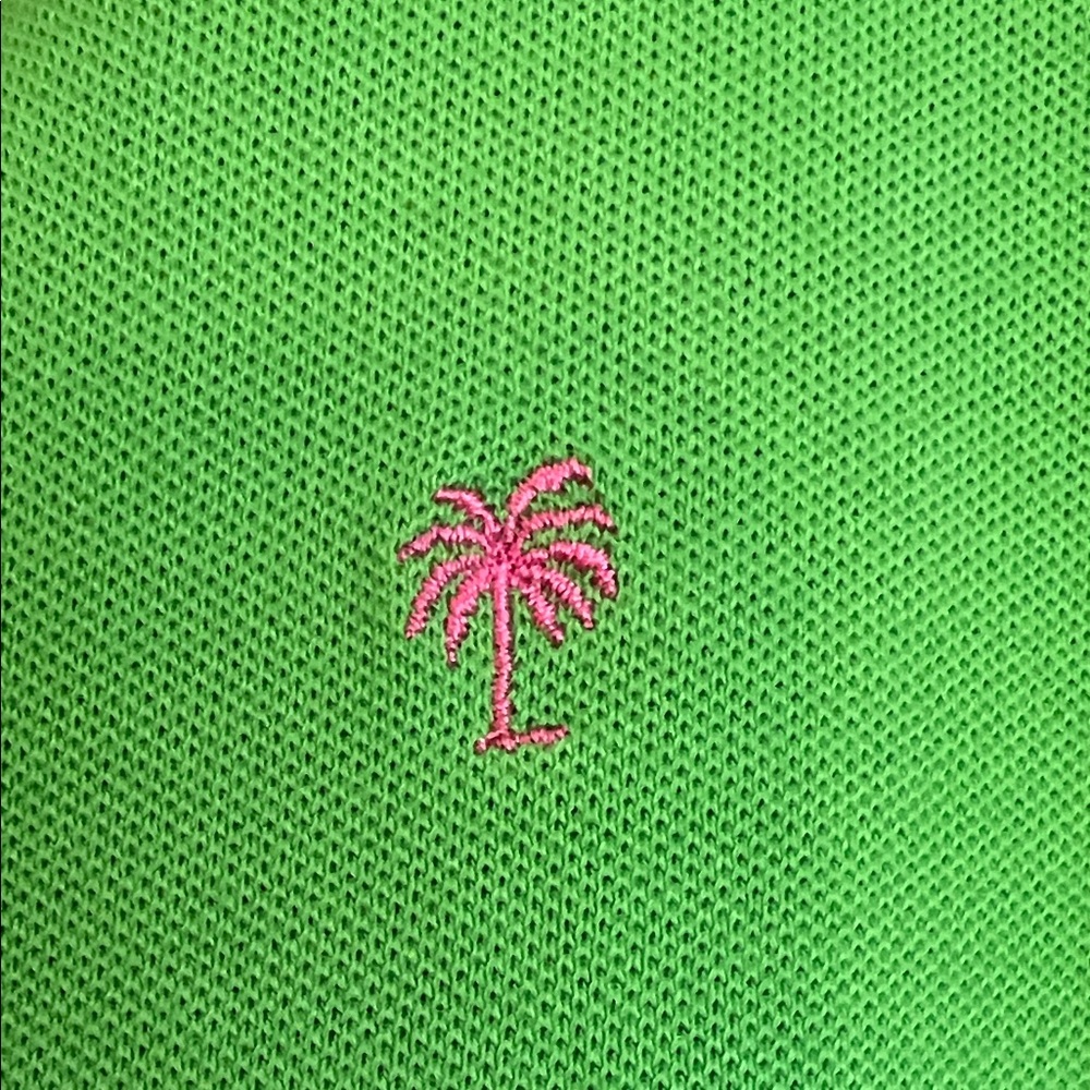 Lilly Pulitzer Vibrant Green Women’s Polo Size Medium - Picture 4 of 8